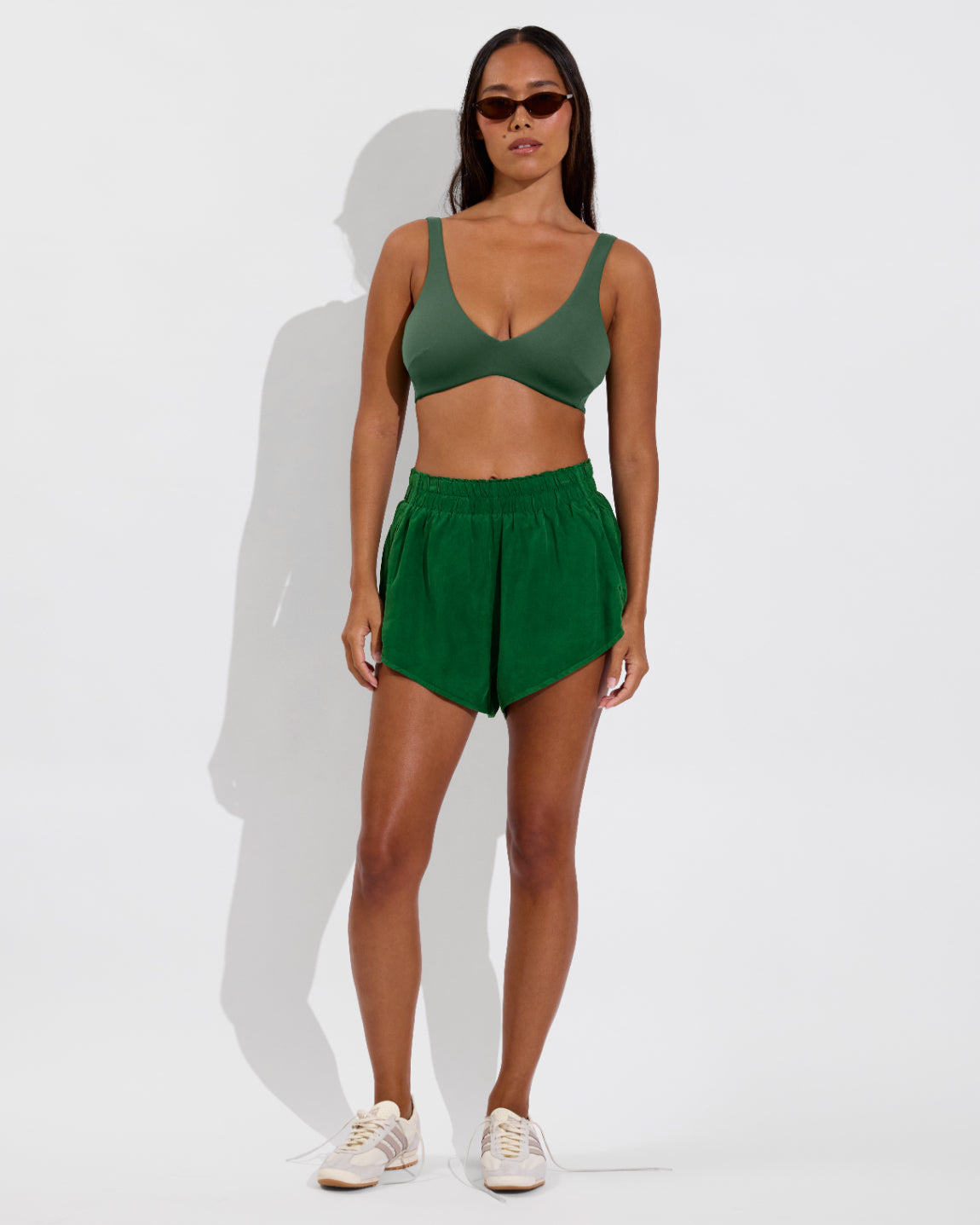 Sunday Top D+ (32DD, Size S) + Day Trip Short - Tropics (Size S)