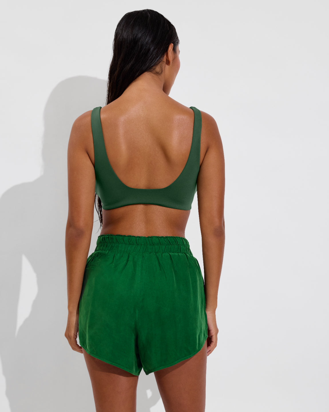 Sunday Top D+ (32DD, Size S) + Day Trip Short - Tropics (Size S)