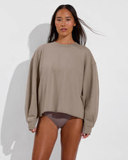 Field Day Sweatshirt - Beach (Size S/M) + Hi Tide Bottom - Stormy (Size S)