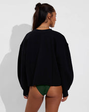 Field Day Sweatshirt - Jet (Size S/M) + Throwback Bottom - Palm (Size S)