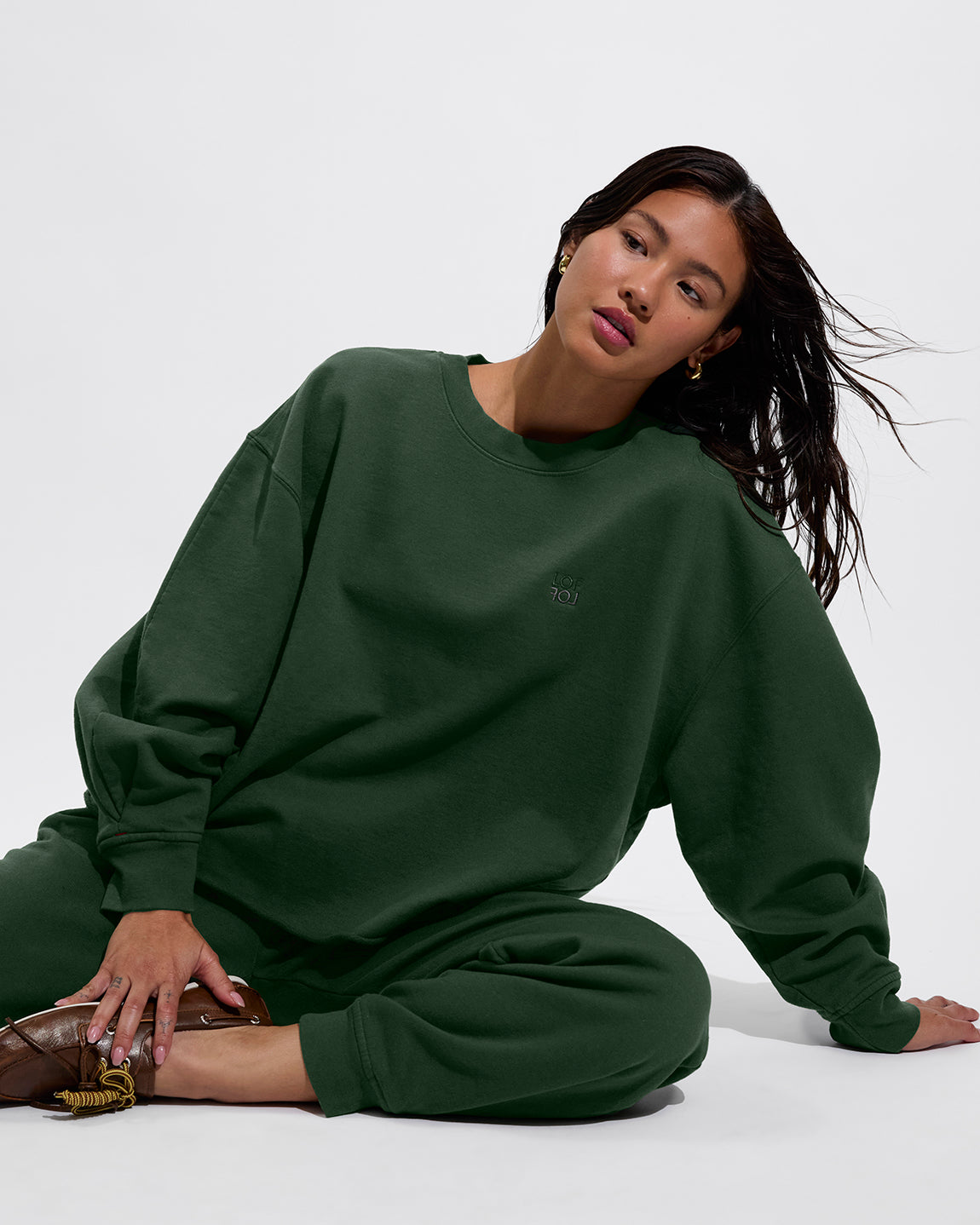 Field Day Sweatshirt *LOF (Size S/M) + Field Day Sweatpant *LOF - Palm (Size S)
