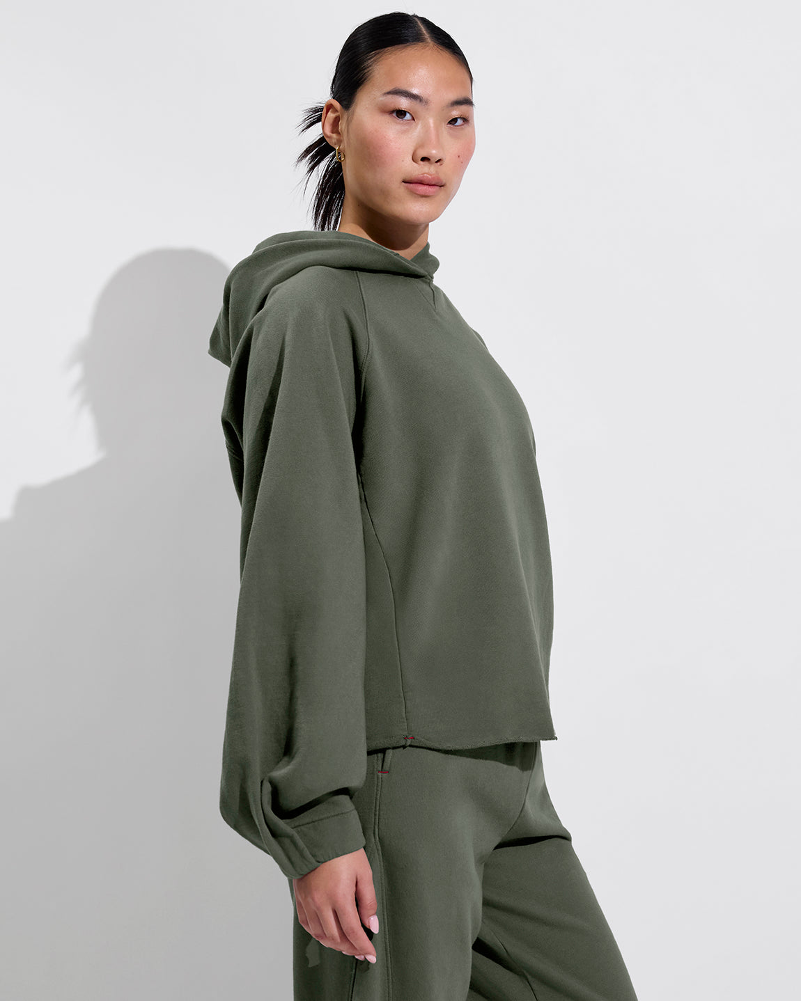 Gameday Hoodie + Beach Side Sweatpant - Agave (Size S)