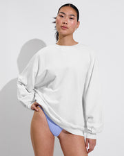 Game Time Sweatshirt - Coconut (Size S/M) + Skinny Dip Bottom - Riptide (Size S)