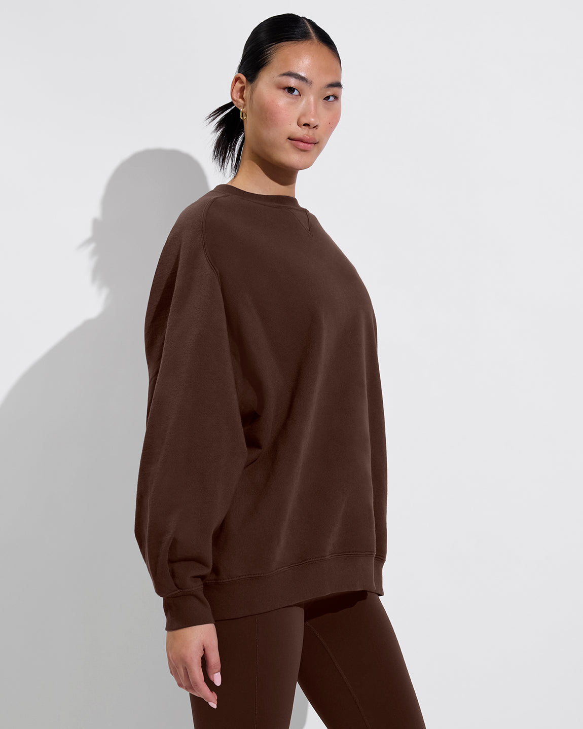 Game Time Sweatshirt + Super Moves Tight - Cold Brew (Size S)