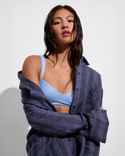 Getaway Button Down - Varsity/Sprint (Size S/M) + La Plage Top - Blue Skies (Size S)