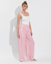 Streamline Suit - Coconut + Coastal Pant - Coastal Stripe: Sweet Chili Heat / Coconut (Size S)