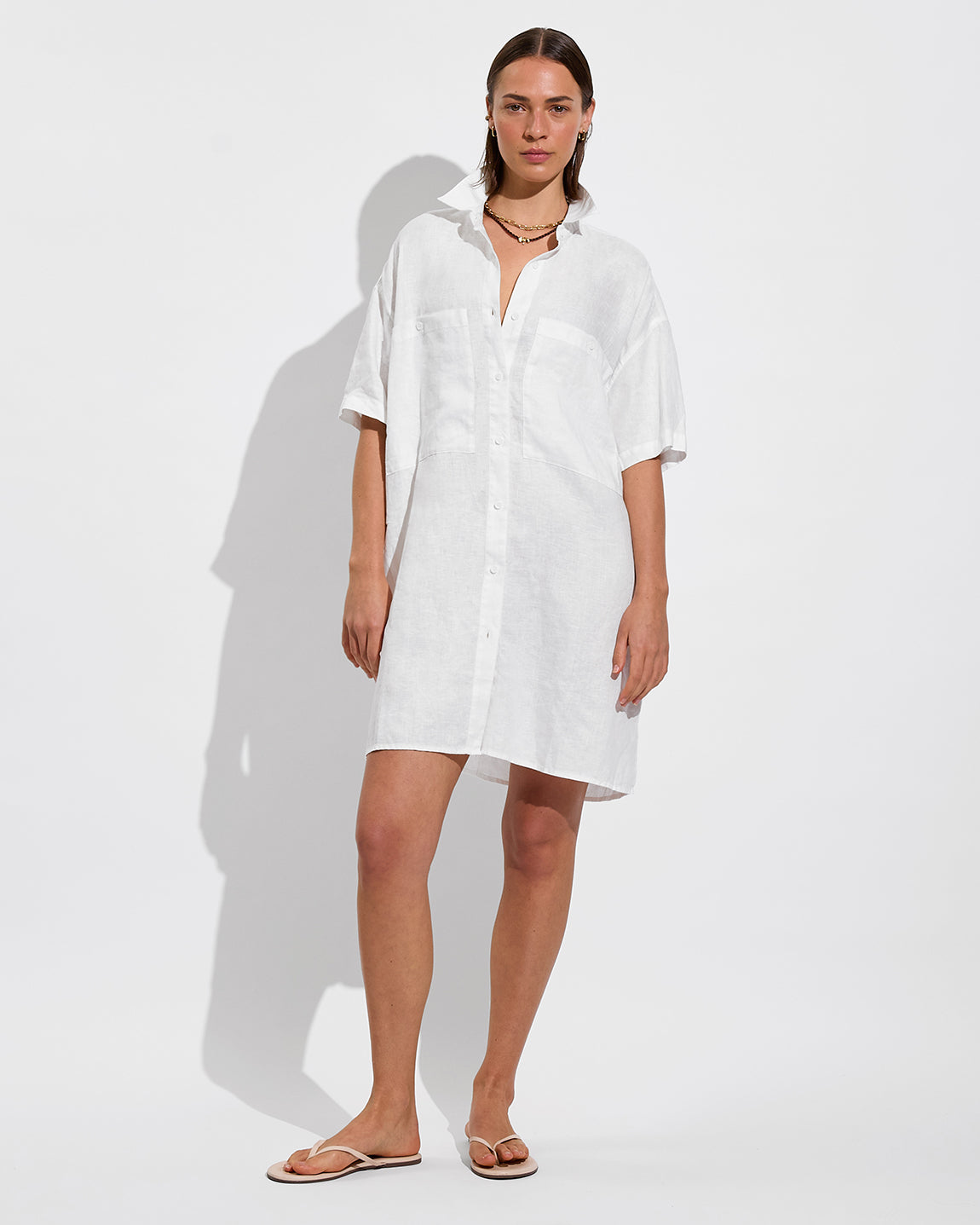 Getaway Mini Dress - Coconut (Size S)