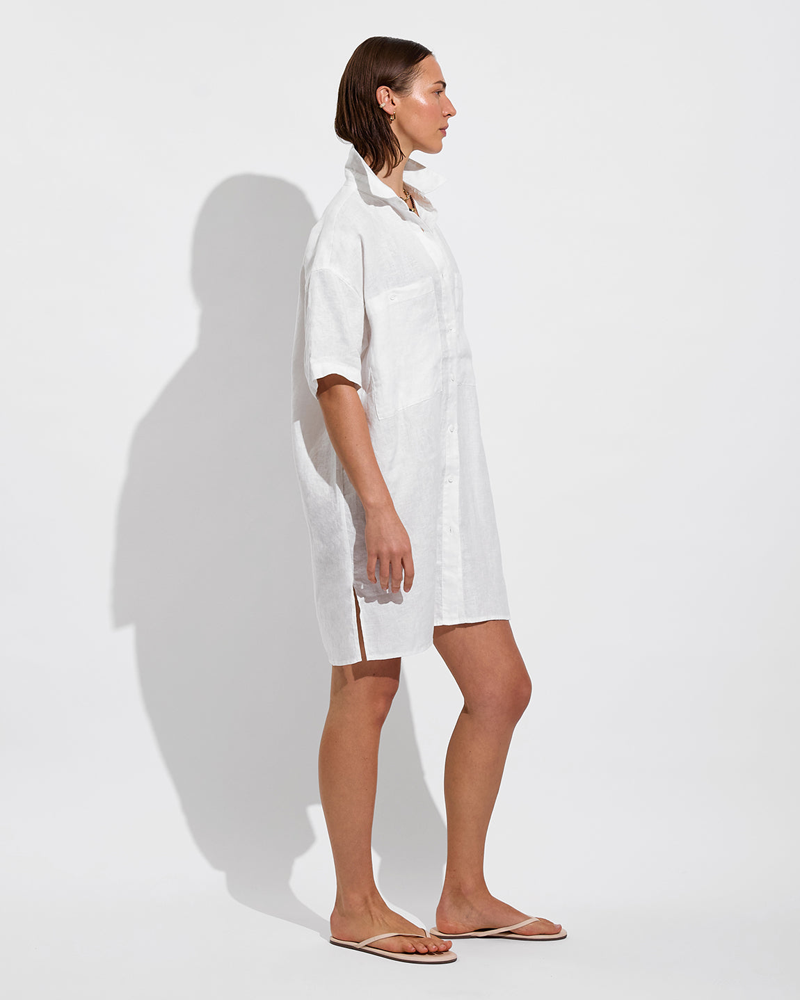 Getaway Mini Dress - Coconut (Size S)