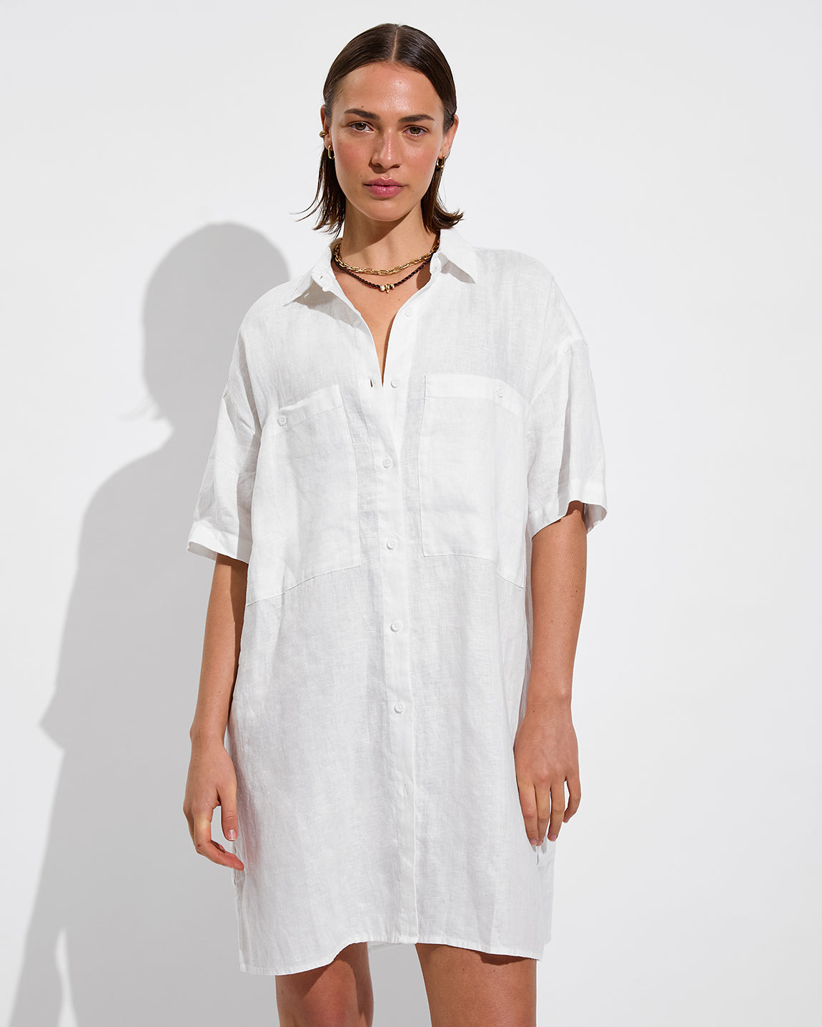 Getaway Mini Dress - Coconut (Size S)