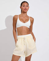 Getaway Short 5" - Bungalow Stripe: Melt / Coconut