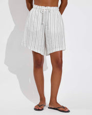 Getaway Short 9" - Sandbar Stripe: Coconut / Tropics (Size S)