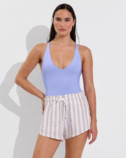 Weekender Suit - Riptide + Getaway Short - Beach / Coconut (Size S)