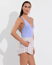 Weekender Suit - Riptide + Getaway Short - Beach / Coconut (Size S)