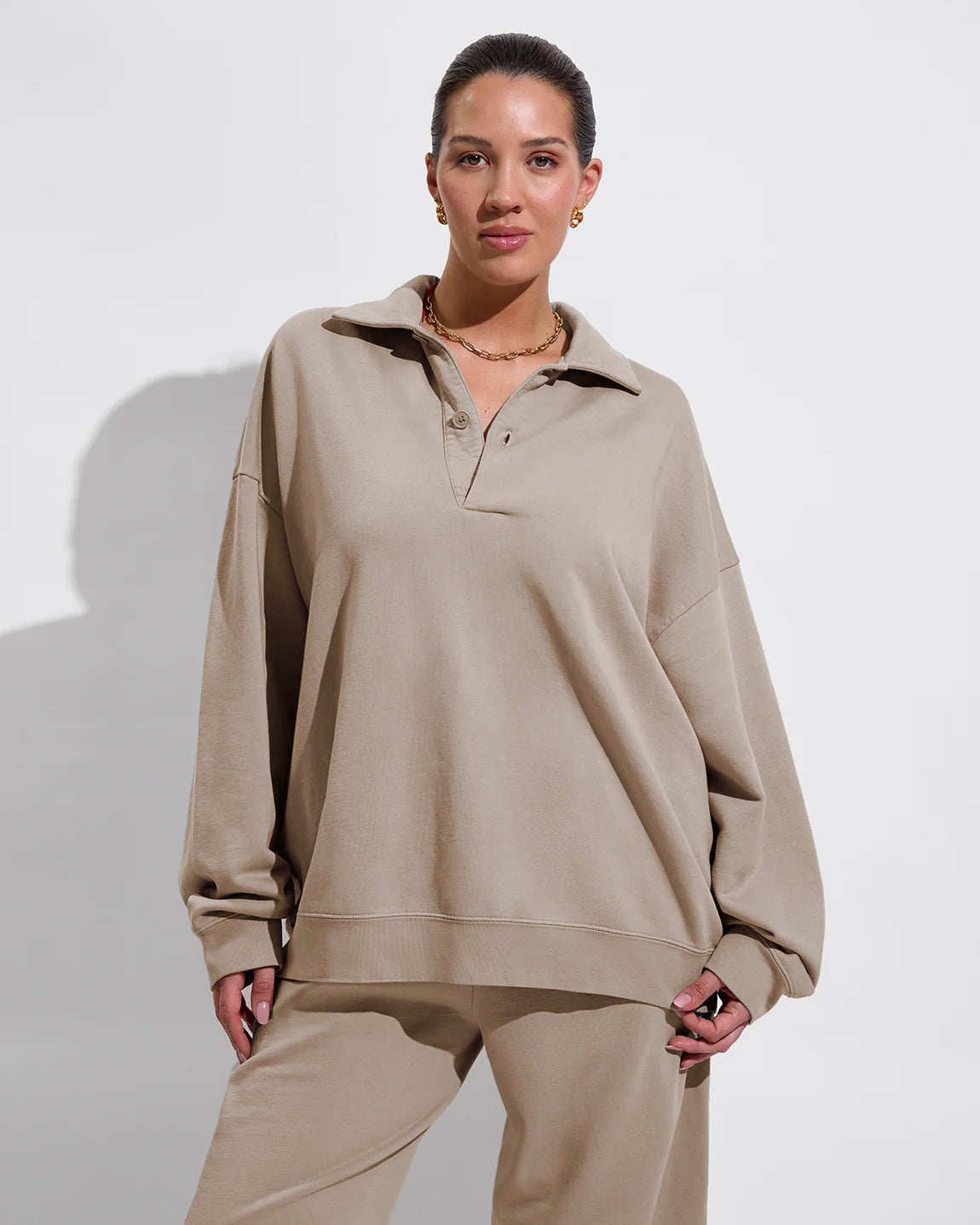 Half Time Sweatshirt (Size L/XL) + Beach Side Sweatpant - Beach (Size L)