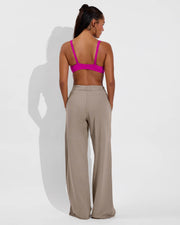 Sunday Top D+ - Aloha (32DD, Size S) + Homerun Pant - Beach (Size S)