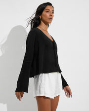 Journey Shirt - Jet + Getaway Short - Coconut (Size S)