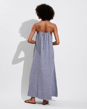Leisure Maxi Dress - Gingham: Varsity / Coconut (Size S)