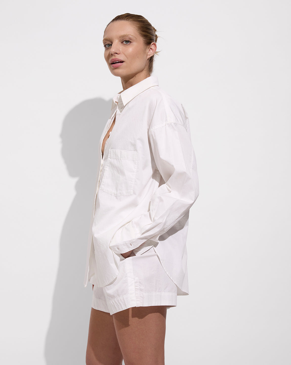 Port Button Down (Size S/M) + Port Short - Coconut (Size S)