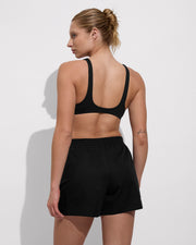 Plunge Top + Port Short - Jet (Size S)