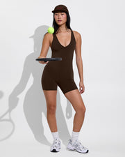 Sand Bar Hat - Weekender + Weekender Playsuit 5" - Cold Brew (Size S)