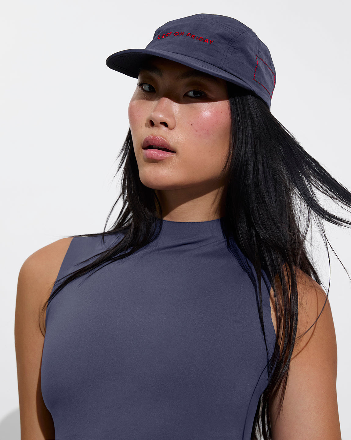 Sand Bar Hat + Rays Sleeveless Top - Varsity (Size S)