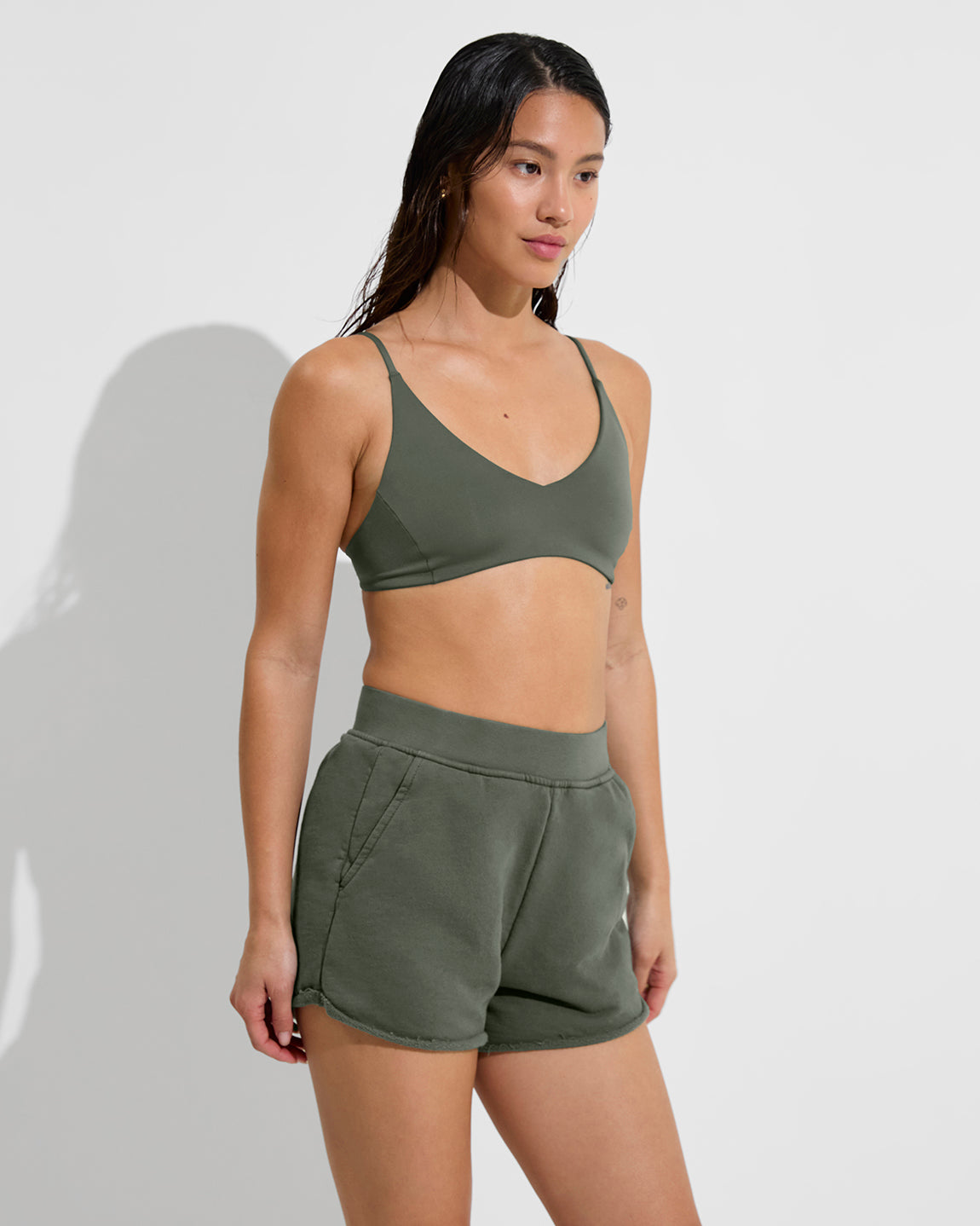 Sunday Top + Sports & Rec Short - Agave (Size S)