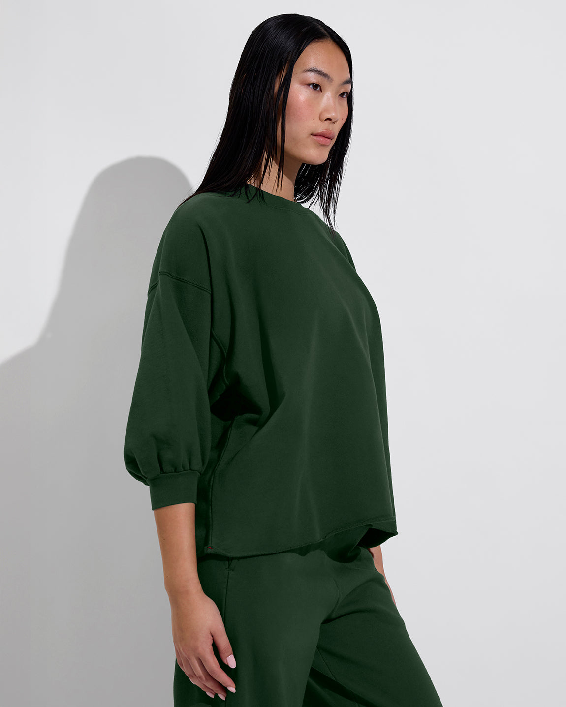 Sports & Rec Sweatshirt (Size O/S) + Field Day Sweatpant - Palm (Size S)