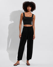 Frame Tank + Sunset Pant - Jet (Size S)