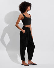Frame Tank + Sunset Pant - Jet (Size S)
