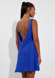 Sunshift Dress - First Place (Size S) + Pool Days Top D+ - Stormy (32DD, Size S)
