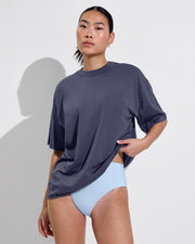 Swell Oversized Tee - Varsity (Size S/M) + Hi Hi Bottom - Blue Skies (Size S)