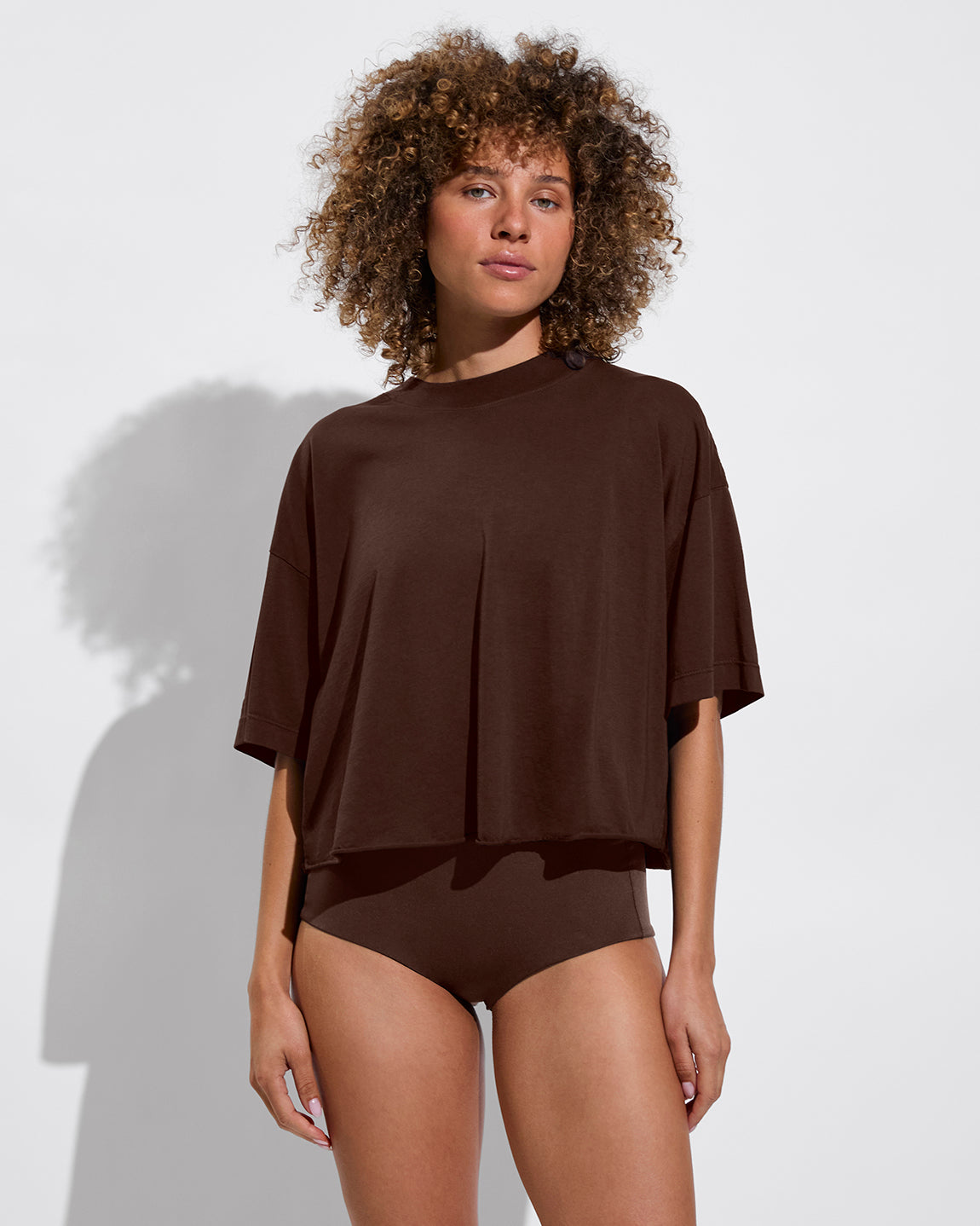 Swell SS Tee (Size S/M) + Barrel Bottom - Cold Brew (Size S)