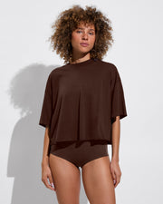 Swell SS Tee (Size S/M) + Barrel Bottom - Cold Brew (Size S)