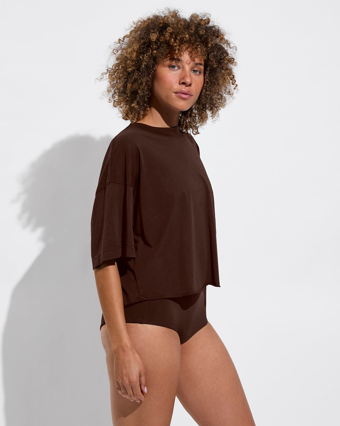 Swell SS Tee (Size S/M) + Barrel Bottom - Cold Brew (Size S)
