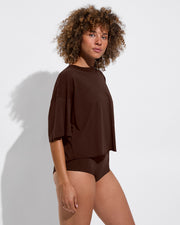 Swell SS Tee (Size S/M) + Barrel Bottom - Cold Brew (Size S)