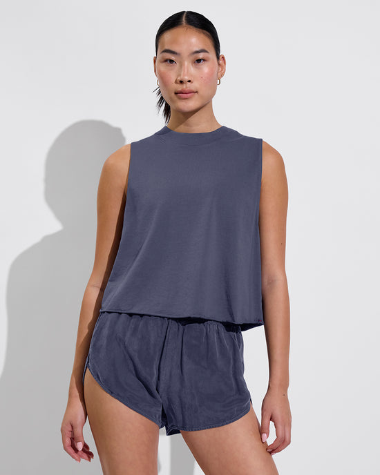 Swell Tank (Size S/M) + Day Trip Short - Varsity (Size S)