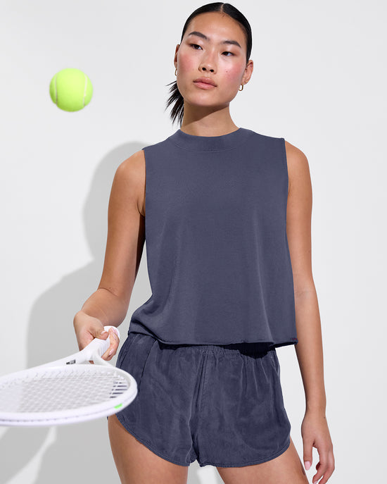 Swell Tank (Size S/M) + Day Trip Short - Varsity (Size S)