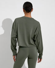 Swell LS Tee (Size S/M) + Super Moves Tight - Agave (Size S)