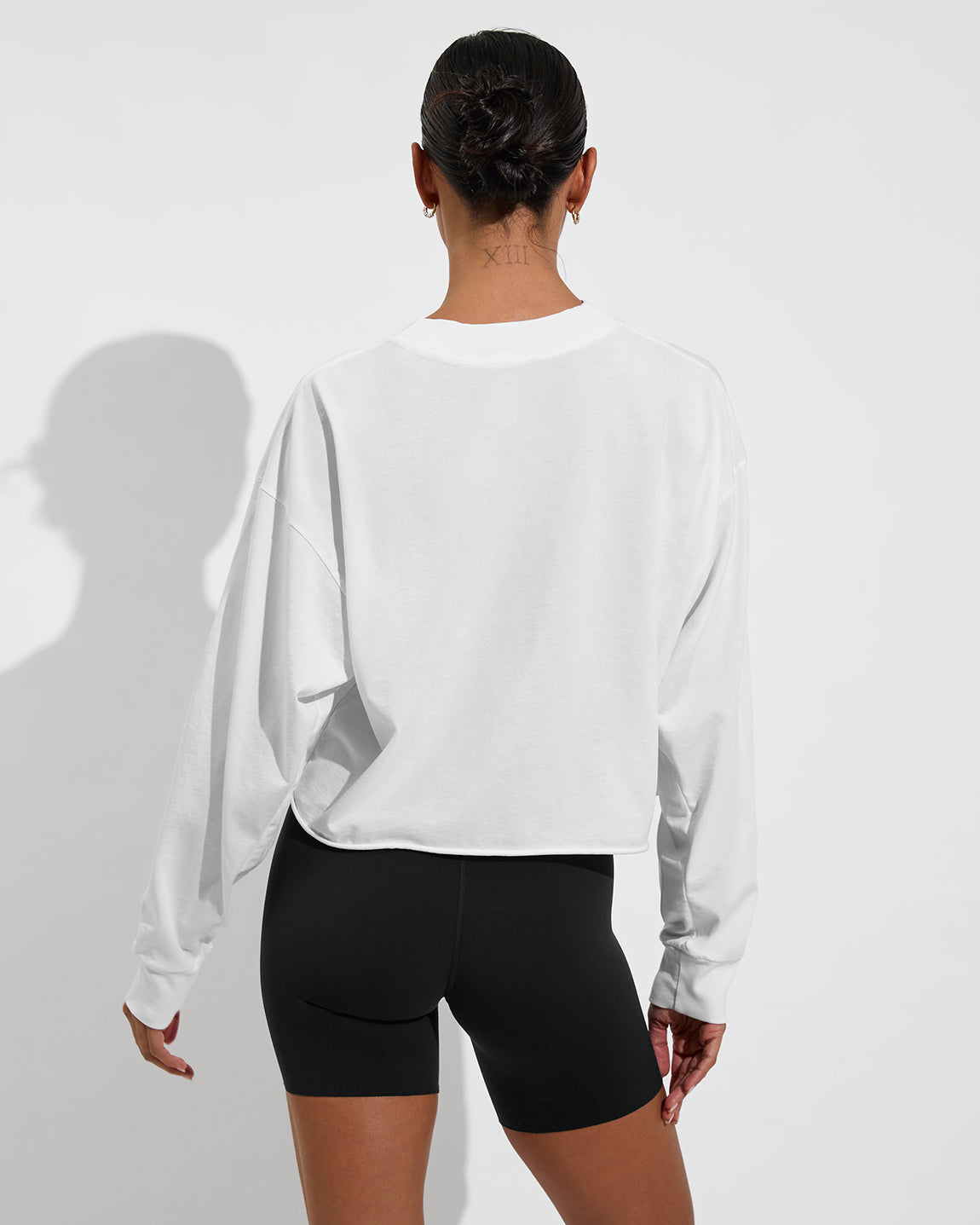 Swell LS Tee - Coconut (Size S/M) + Super Moves Short 5" - Jet (Size S)