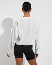 Swell LS Tee - Coconut (Size S/M) + Super Moves Short 5" - Jet (Size S)