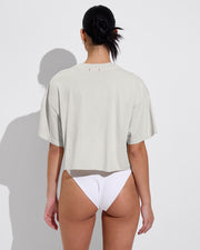 Swell SS Tee - Breeze (Size S/M) + Shoreline Suit - Coconut (Size S)