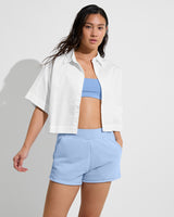 Tour Cropped Shirt - Coconut
