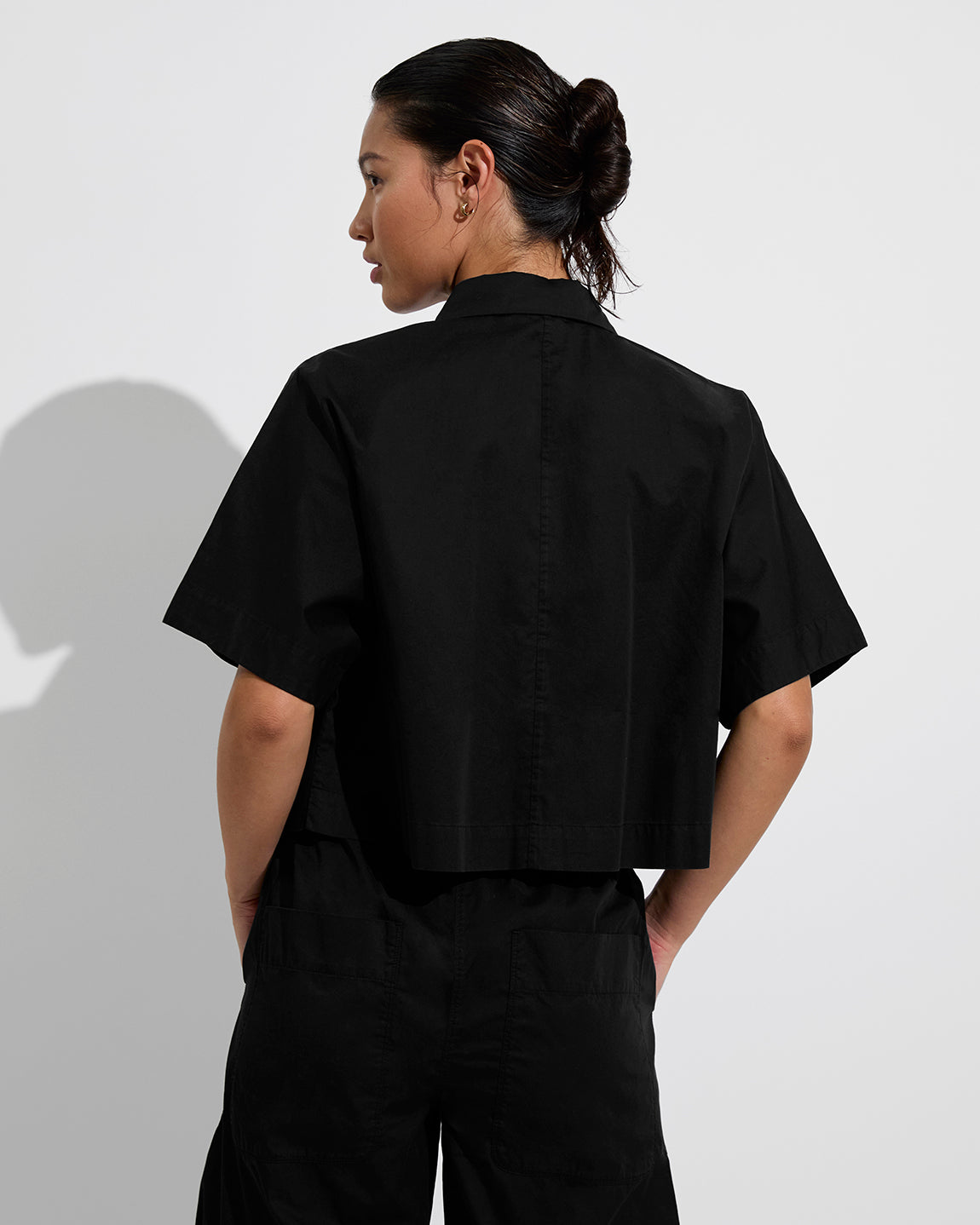 Tour Cropped Shirt (Size S/M) + Tour Pant - Jet (Size S)