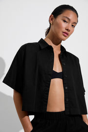 Tour Cropped Shirt (Size S/M) + Tour Pant - Jet (Size S)