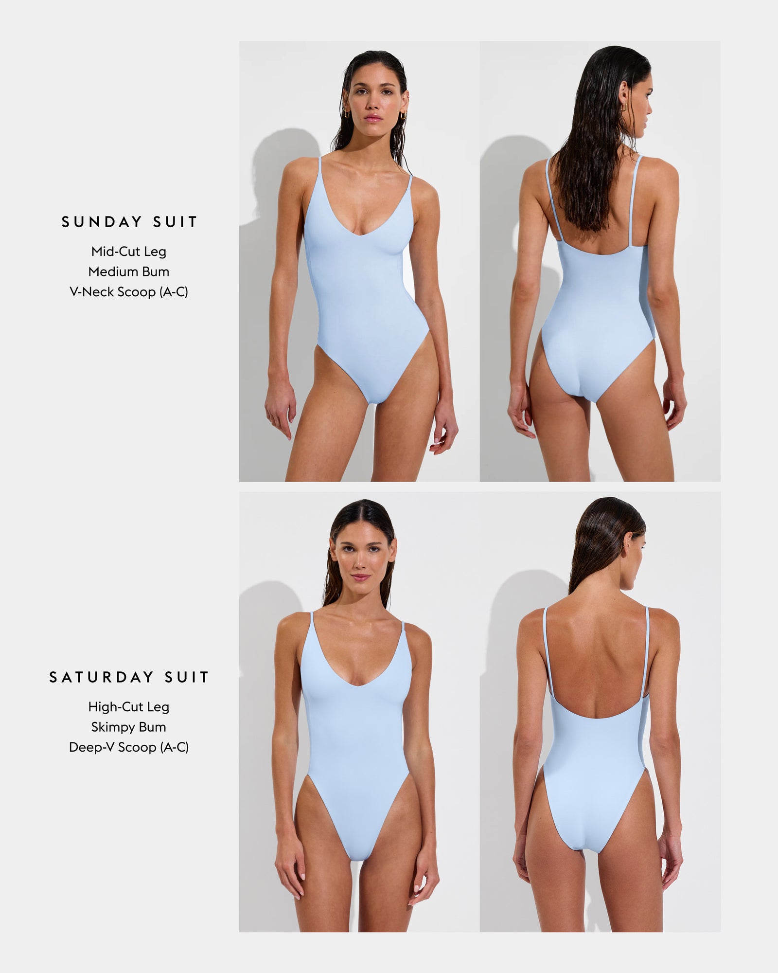 Comparison between Sunday Suit and Saturday Suit