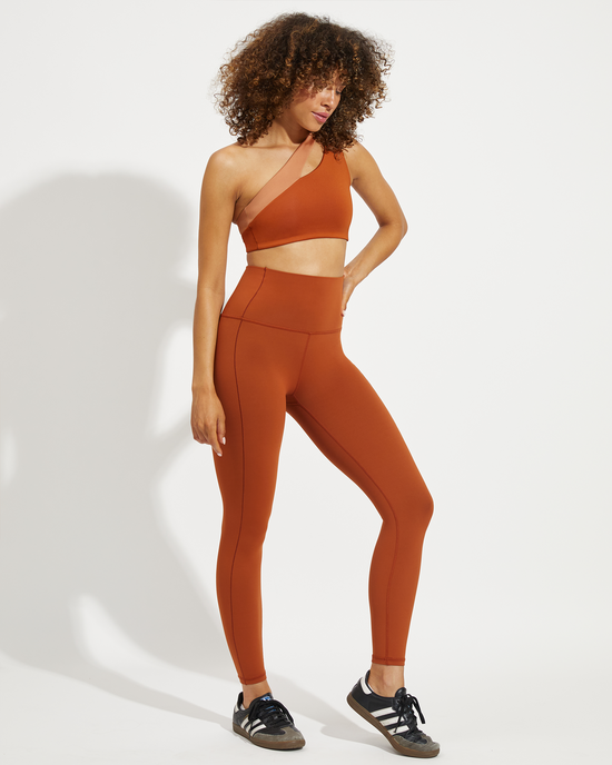 Playa Top - Bronze / Mirage + Super Moves Tight - Bronze (Size S)