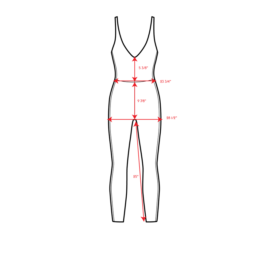 Plunge Playsuit Size Small Measurements