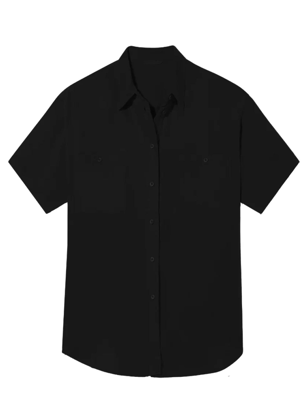 Day Trip Button Down in Jet