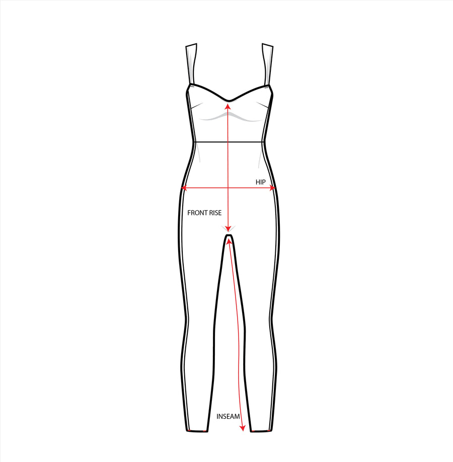 La Plage Playsuit Measurements