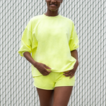 Sports & Rec Sweatshirt (O/S) + Sports & Rec Short - Limoncello (Size S)